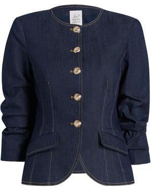 Cinq À Sept Chris Jack Met Knoopsluiting - Blauw