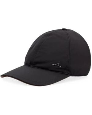 Paul & Shark Logo-Plaque Baseball Cap - Black