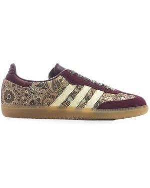 adidas X Liberty London Samba Og Paisley-Print Sneakers - Brown