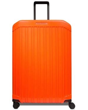 Piquadro Logo Suitcase - Orange