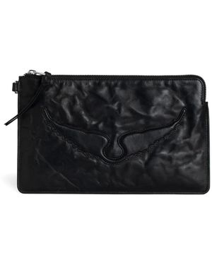 Zadig & Voltaire Angel Wings クラッチバッグ - ブラック