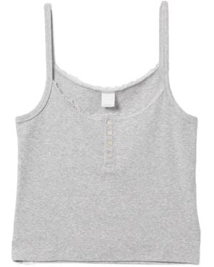AAPE BY A BATHING AP Button-Up Tank Top - Grey