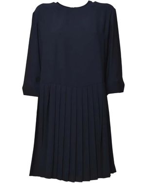 Aspesi Pleated Dress - Blue