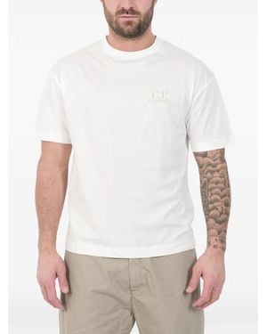 C.P. Company Logo Detail T-Shirt - White