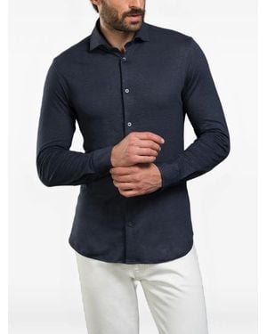 Moorer Jersey Shirt - Blue