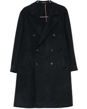 Montecore Double-Breasted Coat - Black