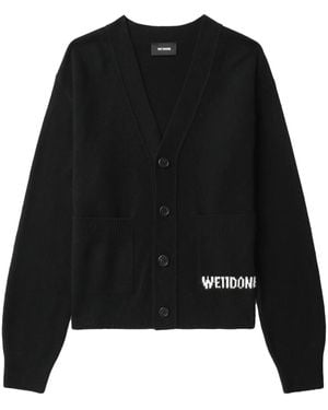 we11done Jersey con logo estampado - Negro