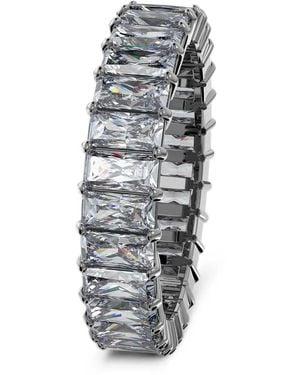 Swarovski Crystal-Embellished Eternity Ring - White