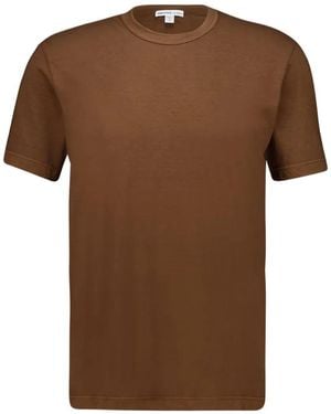 James Perse T-Shirt À Col Rond - Brown