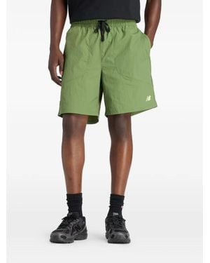 New Balance Castlefield Woven 7" Shorts - Green