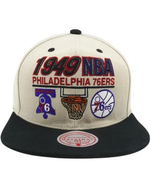 Mitchell & Ness Nba Embroidered Snapback Cap - Blue
