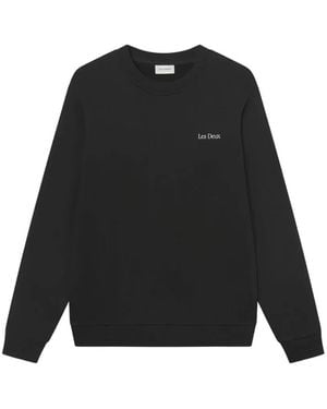 Les Deux Brady Flower Market Sweatshirt - Black