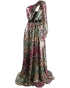 Philipp Plein Jungle Maxi Dress - Pink