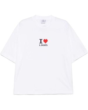 Vetements Graphic-Print T-Shirt - White