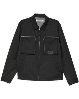 Undercover Blouson Zippé À Poches Cargo - Noir