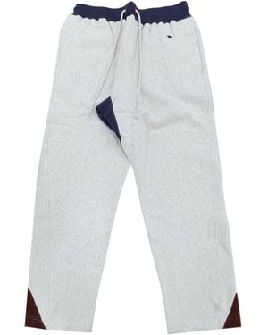 N. Hoolywood X Champion Logo-Patch Track Trousers - Blue