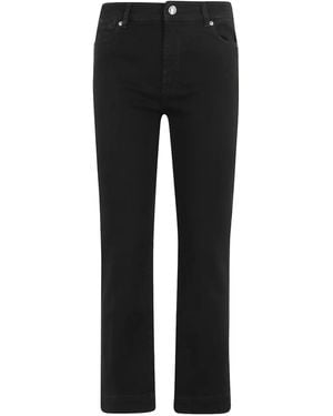Sportmax ボタン ストレートジーンズ - ブラック