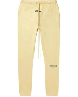Fear Of God Pantalones de chándal con cintura elástica - Amarillo