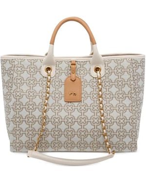 V73 Harriet Chain Tote Bag - White