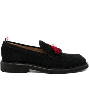 Thom Browne Mocassins En Cuir - Noir