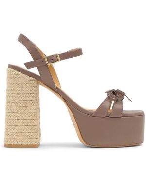 Castañer Florina Bow-Detail Sandals - Natural