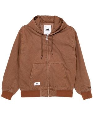 Chocoolate Logo-Patch Jacket - Brown