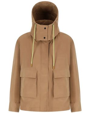 Herno Boxy Fit Jacket - Natural
