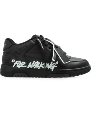 Off-White c/o Virgil Abloh Out Of Office "For Walking" Trainers - Black