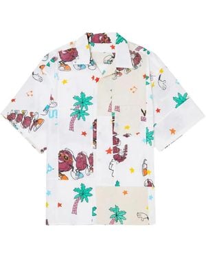 SILLAGE Graphic-Print Shirt - White