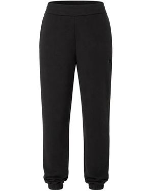 ARMANI EXCHANGE Logo-Patch Track Pants - Black
