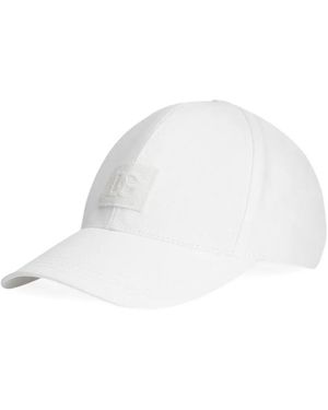 Dolce & Gabbana Logo-patch baseball cap - Weiß