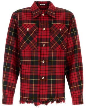 McQueen Wool Shirt - Red