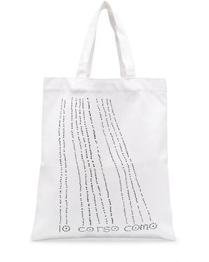 10 Corso Como Borsa Tote Dots - Bianco