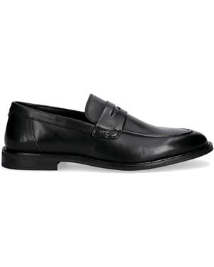 GANT Penny Leather Loafers - Negro