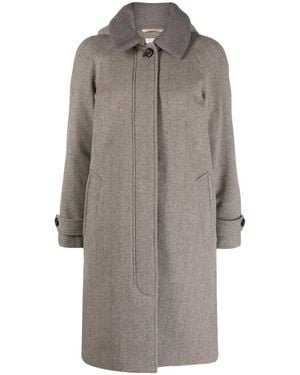 Woolrich Luxe Virgin Wool Coat - Grey