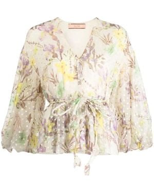 Alexis Hemd Mit Print - Natur