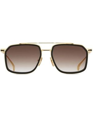Dita Eyewear Lineage Geometric-Frame Sunglasses - Metallic