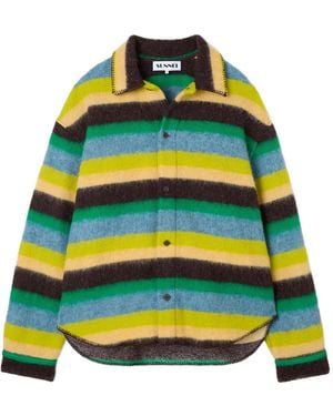 Sunnei Camicia A Righe - Giallo