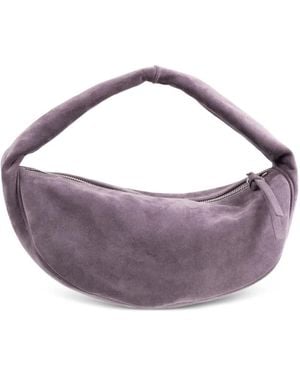 BY FAR Cush Suede Shoulder Bag - Purple