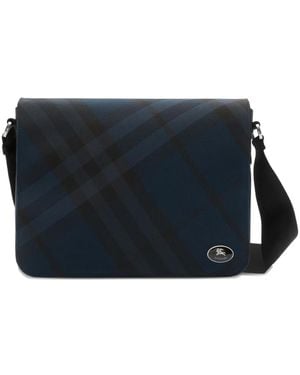 Burberry Grid Messengertas - Blauw