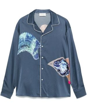 Limitato X Andrea Marchesini Chemise Single Shot - Bleu