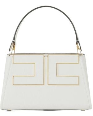 Elisabetta Franchi Handbag With Logo - White