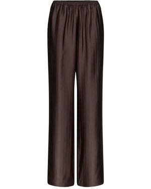 Loulou de Saison Kadala Striped Trousers - Brown
