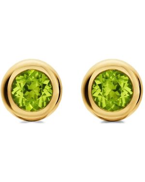 David Yurman Bezel Set Stud Earrings - Green