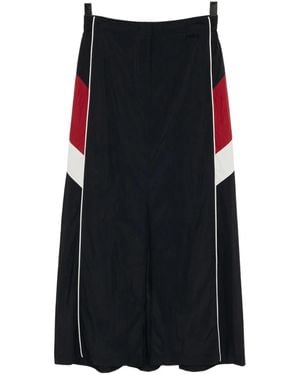 Juun.J Tracksuit Color Block Skirt - Black