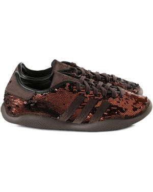 adidas X Wales Bonner Karintha sequin striped sneakers - Marrón