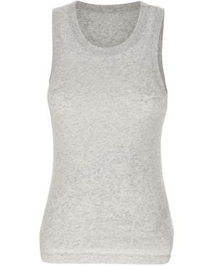 Entire studios Crew Neck Sleeveless Top - Grey