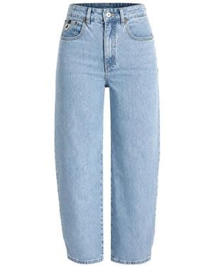 Lois Dali Tapered Cotton Jeans - Blue