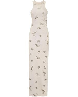 Philipp Plein Jersey Midi Dress - White
