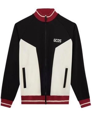 Gcds Two-Tone Zip-Up Jacket - Black